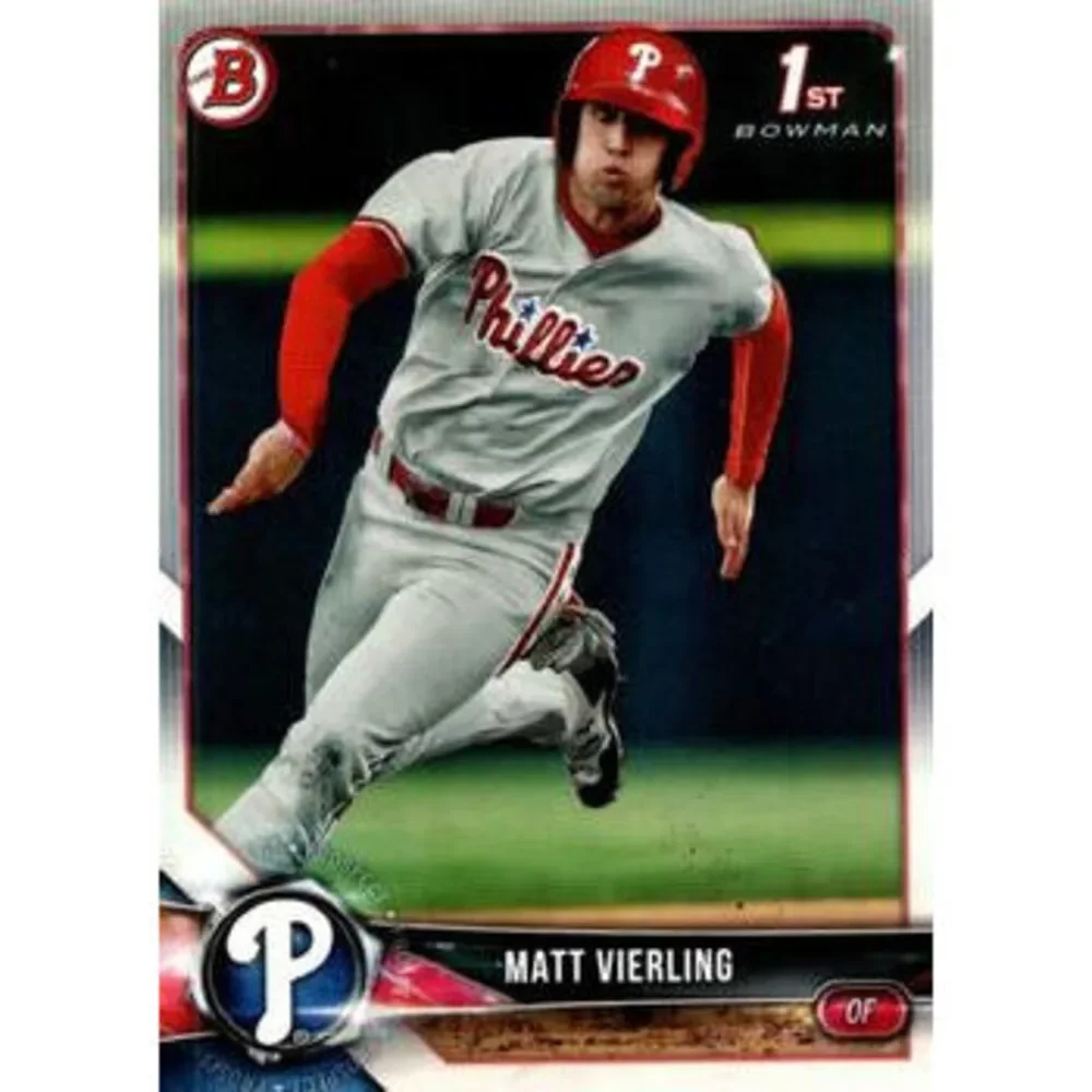 2018 Bowman Draft Matt Vierling FBC BD-2 Philadelphia Phillies